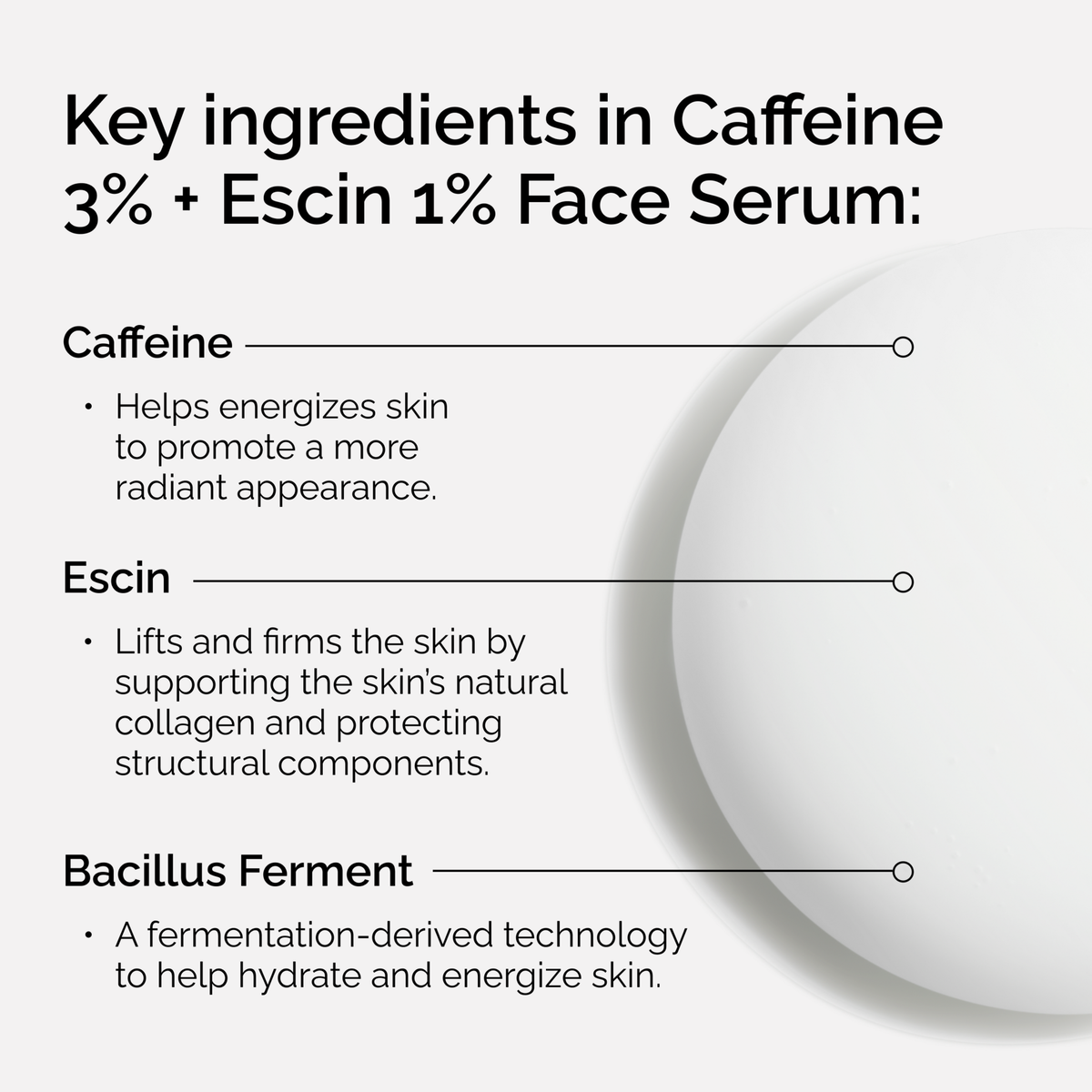 3% + Escin 1% Face Serum - Soft Balance
