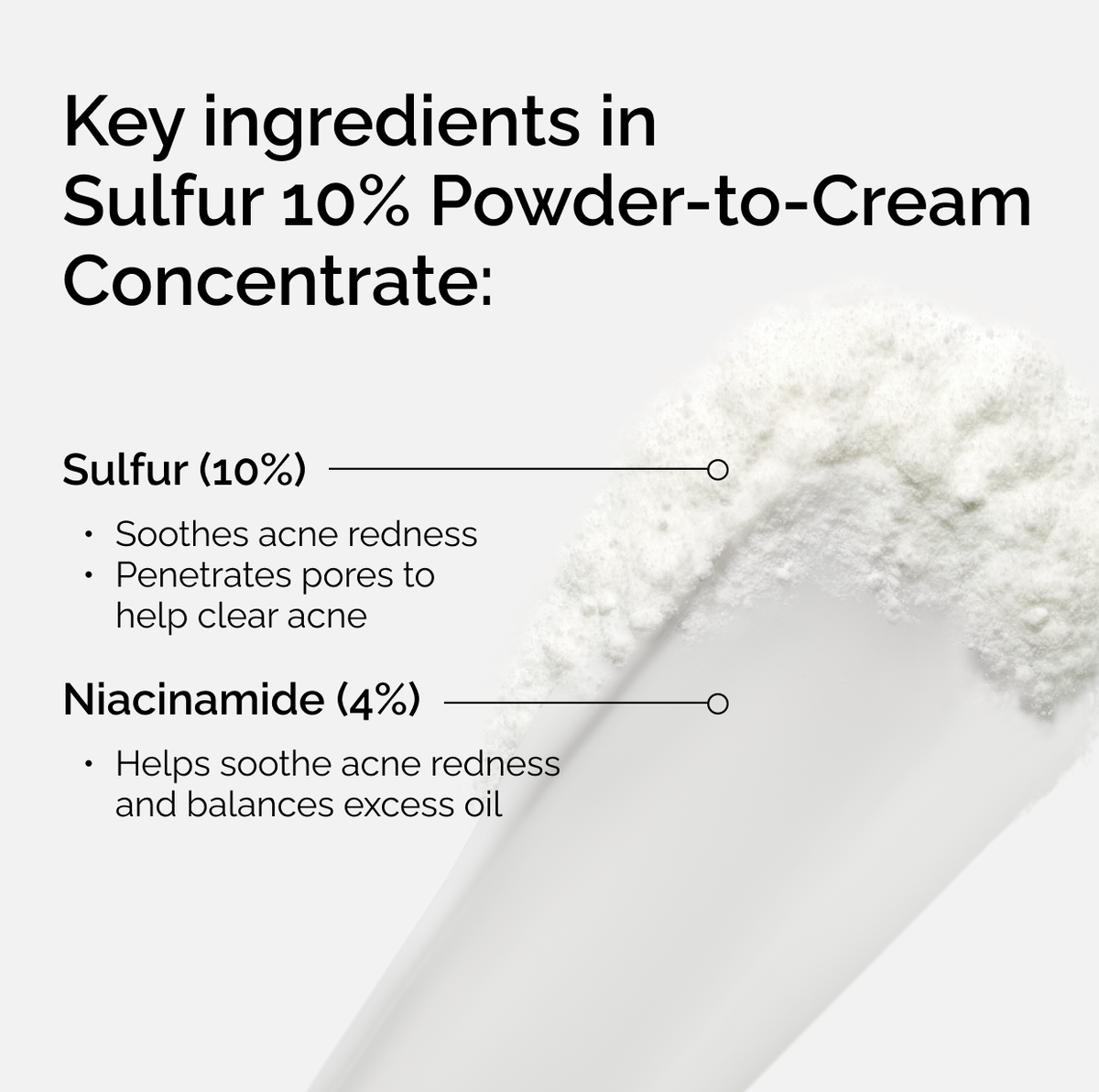 Sulfur 10% Powder-to-Cream Concentrate - Smooth Layer